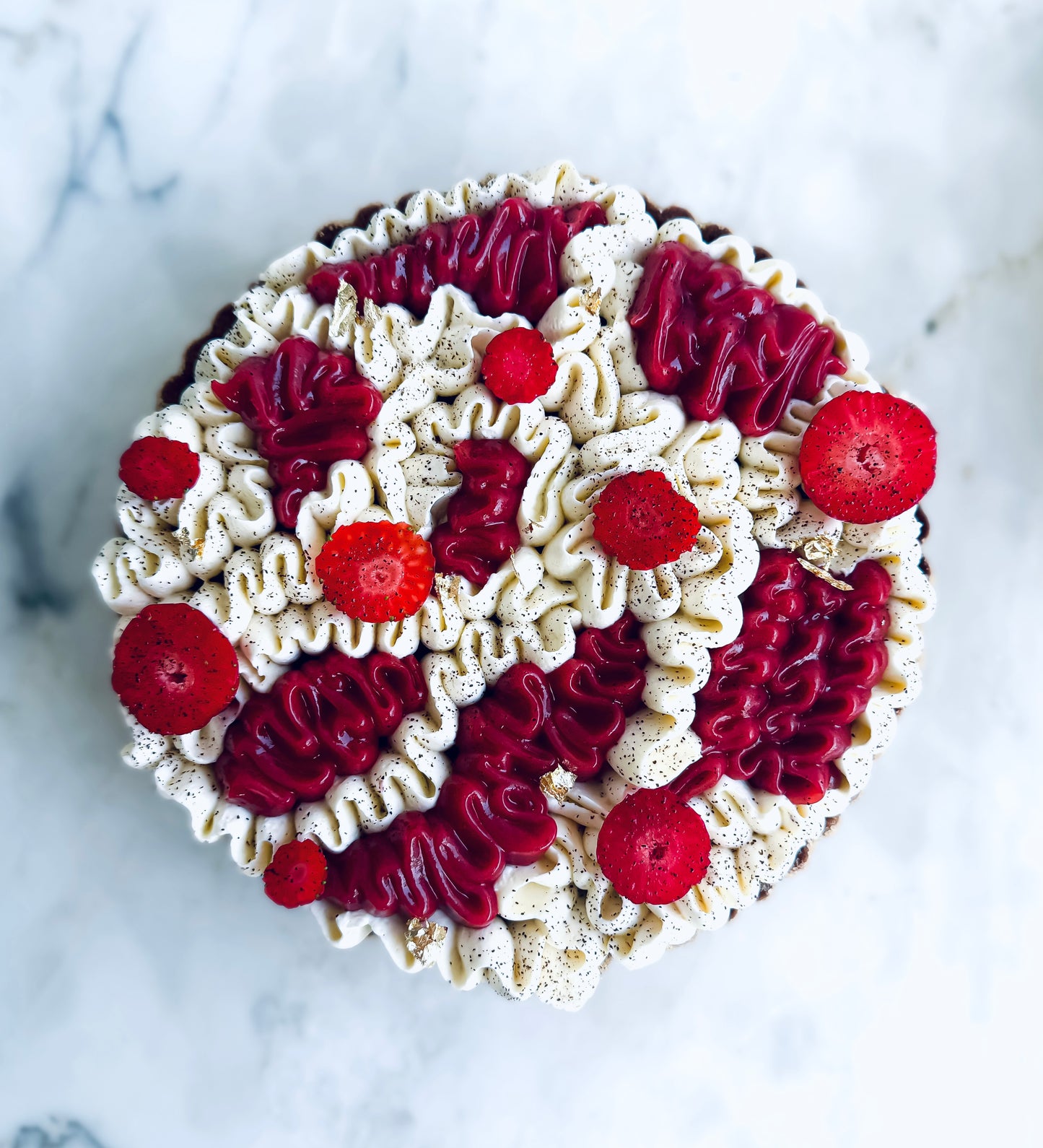 Tarte aux fraises ( 6pers )