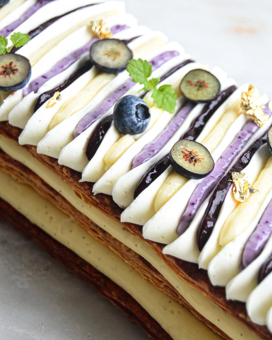 Mille-feuille myrtille (6persn)