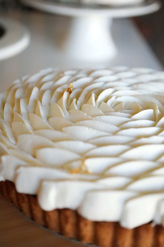 Tarte mangue / vanille  (6persn)