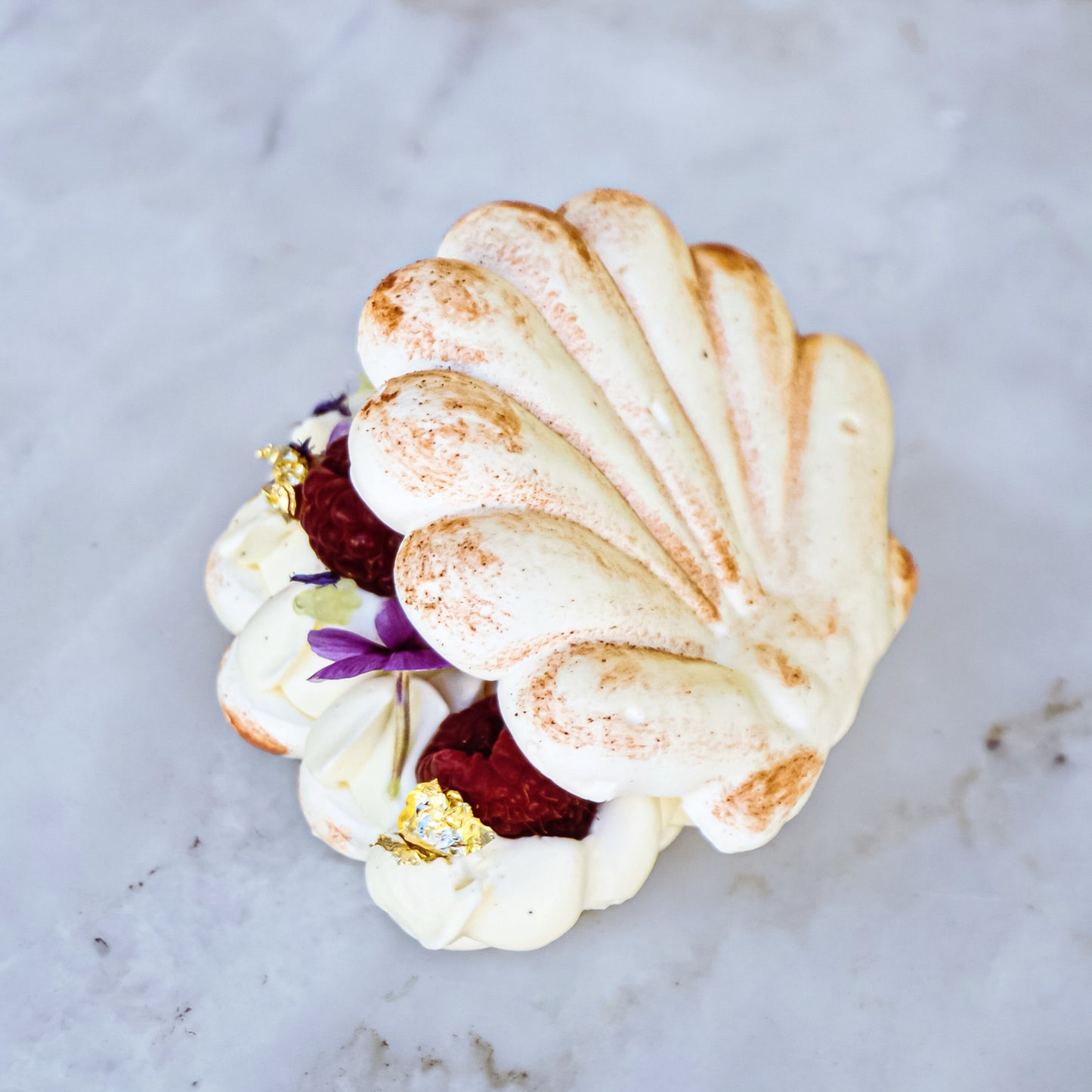 Pavlova framboise / citron